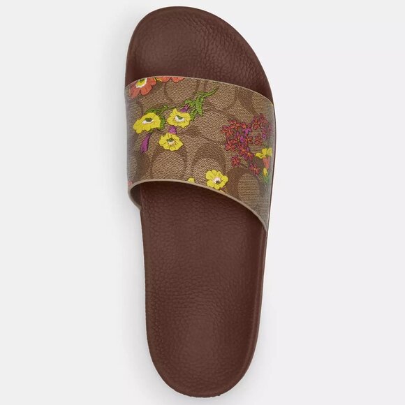 COPY - 🌸🍃Coach Uli Sport Slide In Signature Canvas With Floral Print - Picture 3 of 8